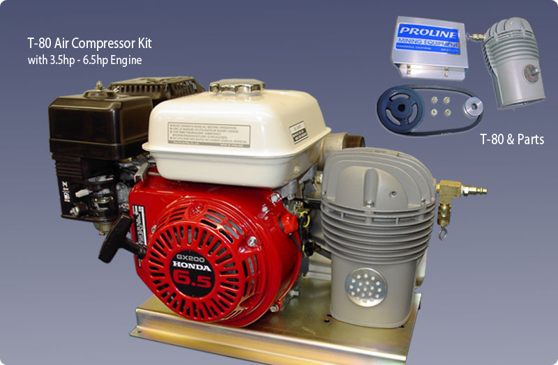 T-80 Air Compressor & Parts/Kits